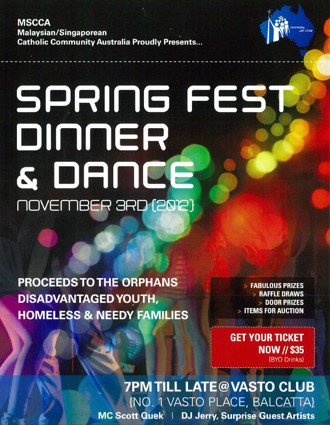 Spring FEST Dance and Dinner Nov 2012
